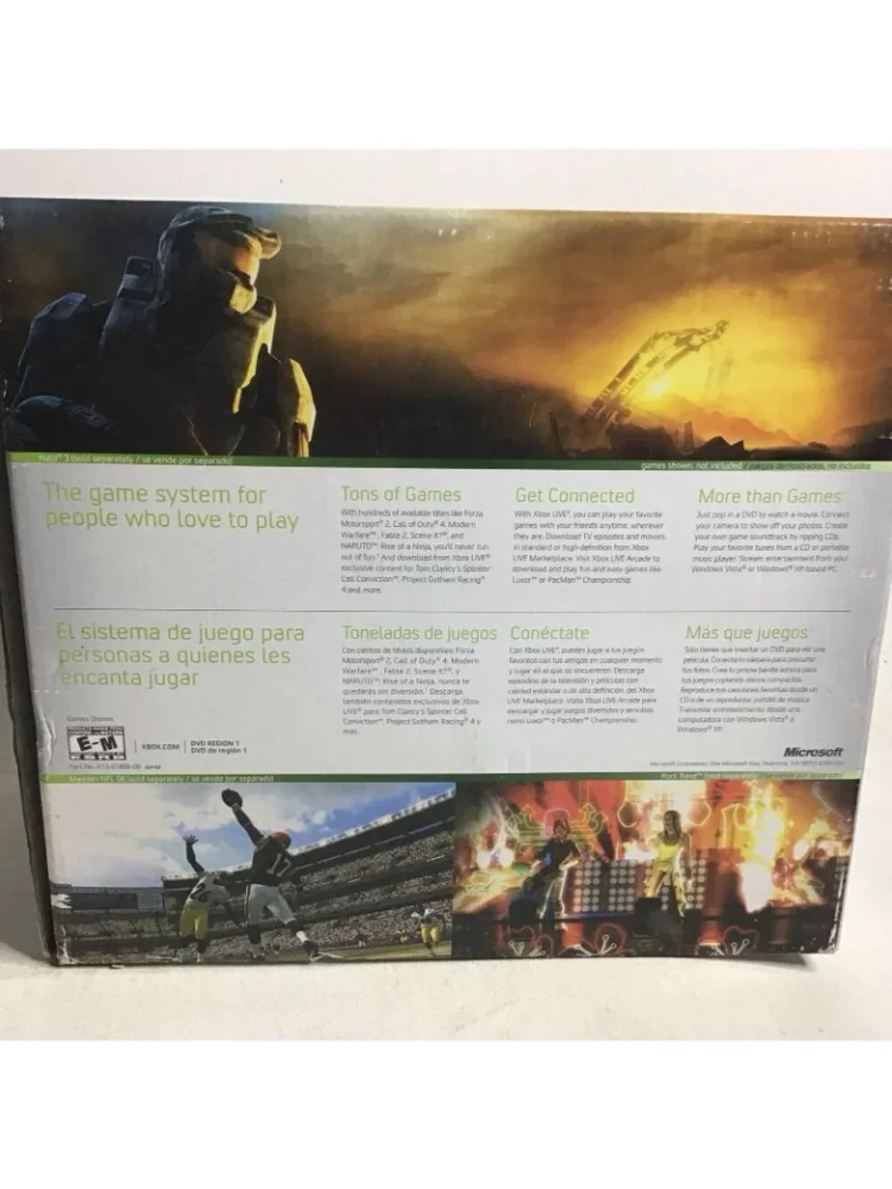 Xbox 360 PRO Complete In Box W/ Gears Of War 1, 2, & 3